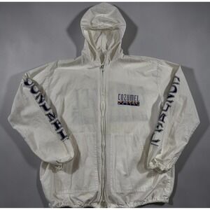 Cozumel Mexico Windbreaker Hoodie Mens White Good Nautical Graphic